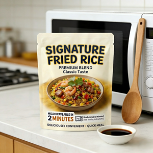 Riz Frit aux Saveurs Multiples, Riz pour Micro-ondes, Cuisson Rapide, Repas Instantané, Riz Prêt à <span class=keywords><strong>Manger</strong></span> - Product Image 3