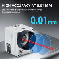 Marqueur laser à fibre Mopa fermé 100W pour marquage couleur, équipement de gravure pour bijoux, or, argent, laiton