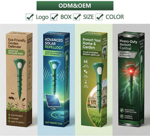 Répulsif électronique solaire à ultrasons <span class=keywords><strong>pour</strong></span> serpents et rongeurs, technologie sonore et lumineuse <span class=keywords><strong>pour</strong></span> la lutte antiparasitaire domestique et de jardin - Product Image 6