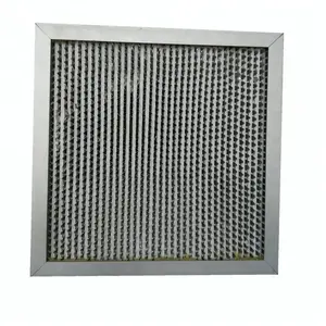 Hvac System Aluminium Galvanised H13 H14 Deep Pleated Hepa Air Filter Ventilation Filters