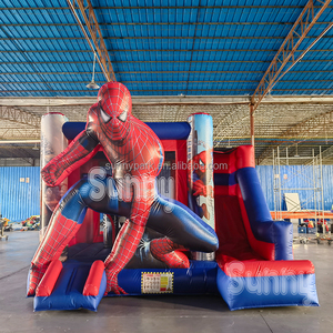 Thương mại PVC trẻ em Jumper Bouncer Combo trượt Inflatable Combo bouncy lâu đài Inflatable <span class=keywords><strong>Trampoline</strong></span> trượt để bán - Product Image 3