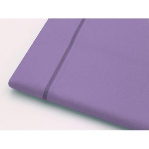Sábana Plana 200x300cm 100% Algodón Color Lila Para Cama Francesa - Product Image 3