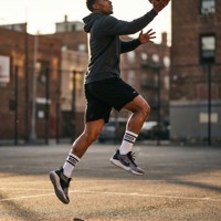 Chaussettes de sport extensibles pour hommes avec logo personnalisé, 82 % coton tricoté, anti-odeur, respirantes, en maille, pour la course à pied