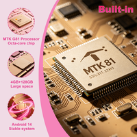 Teléfono Inteligente QIN K25 2G 3G 4G LTE Red Global, Procesador Helio G81, 4GB RAM, 128GB Almacenamiento, Cámara Dual, Android 14