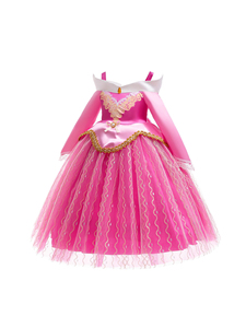 Nuevo Vestido de Princesa Tutú con Cuello Redondo, Manga Larga, Lentejuelas, Hasta la Rodilla, para Fiestas de Halloween, para Niñas de 3 a 14 Años - Product Image 3