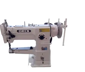 Máquina DE COSER DE boca pequeña Máquina de coser de línea de superficie de cuero, costura de bolsos, uso industrial