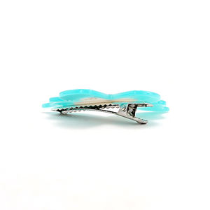 Pinza de Pelo de Mariposa de Acetato de 7.5cm con Adornos de Diamantes de Imitación, Elegante, Verde Menta, Unisex, Accesorios para el Cabello, Color Personalizable - Product Image 3