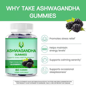 เยลลี่อัชวากันธาแบรนด์สั่งทำพิเศษ อาหารเสริมเพื่อสุขภาพ ช่วยเสริมคุณภาพการนอนหลับ ผ่อนคลาย รสแบล็กเบอร์รี่ สำหรับผู้ใหญ่ - Product Image 3