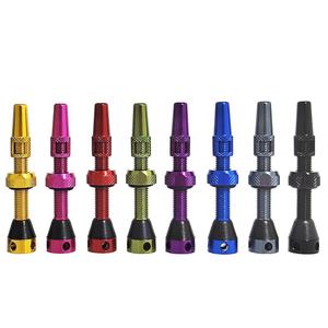 Outil <span class=keywords><strong>de</strong></span> retrait <span class=keywords><strong>de</strong></span> <span class=keywords><strong>valve</strong></span> <span class=keywords><strong>Presta</strong></span> en alliage d'aluminium poli coloré OEM pour vélo, capuchon <span class=keywords><strong>de</strong></span> <span class=keywords><strong>valve</strong></span> tubeless 40/44/55/60/80/100mm <span class=keywords><strong>VTT</strong></span> Route - Product Image 1