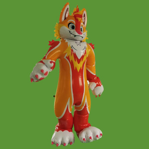 SZ ZHN usine personnalisé Costume de fête divertissement Pvc dessin animé chien robe publicité gonflable animaux costumes - Product Image 2