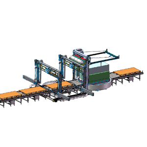 Ligne d'emballage de palettes personnalisable combinant une machine à cerclage et un enrouleur de film étirable pour le processus d'emballage en usine - Product Image 5