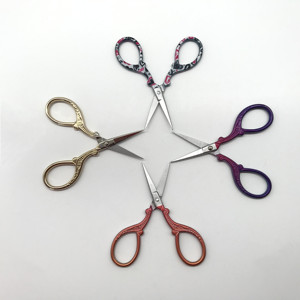 กรรไกรปักลายสแตนเลสคุณภาพพรีเมียม งานฝีมือวินเทจสวยงาม - Product Image 4