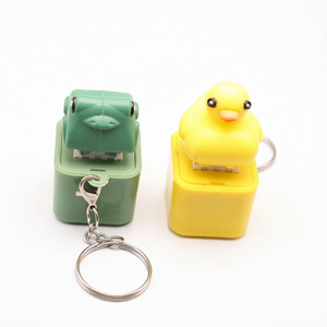 Creative LED <b>Light</b>-Up Sound Animal Keychains Yellow <b>Duck</b> Styles Interactive Warm White 20W Portable Fun Gadgets - Product Image 6