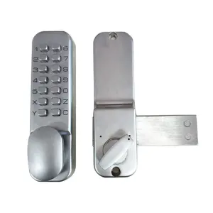No Battery Digital Number Push Button Mechanical Code Keyless Door Lock