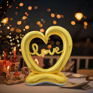 Palloncini in alluminio amore vuoti in piedi decorati per proposte di matrimonio palloncini per la festa della mamma di san valentino - Product Image 6