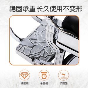 Sillón de Peluquería Estilo Americano, Cómodo, con Ajuste de Altura y Función Reclinable para Salones de Belleza y Barberías - Product Image 6