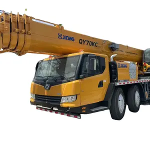 Mesin kondisi nyata derek seluler digunakan 70 Ton truk dipasang derek Jepang 70 ton derek truk tadano