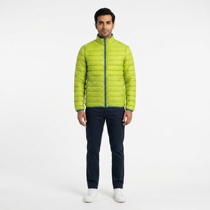 Blouson d'hiver pour homme FINER THREADS, col montant, logo sur le devant, grande taille, rembourrage en coton toile, doublure extérieure personnalisable - Product Image 1