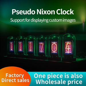 นาฬิกาปลุกดิจิตอลหน้าจอสี IPS แบบหลอดนิกซี่ นาฬิกาตั้งโต๊ะแบบหลอดนิกซี่ - Product Image 4