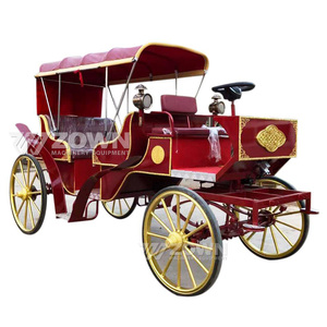 ZOWN Voiture électrique de tourisme vintage de haute qualité avec auvent pour mariages et parcs d'attractions - Product Image 2