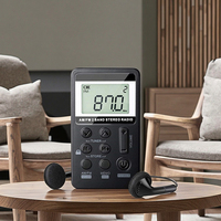 Radio portable rechargeable avec batterie intégrée AM/FM, vente en gros d'usine