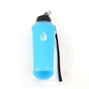 Free Sample Outdoor Sports 250Ml 350Ml 500Ml fashion Foldable Running Bpa Free <b>Water</b> <b>Bottle</b> - Product Image 4