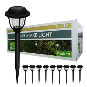 Lampes solaires de jardin à LED, lampes de chemin extérieures résistantes à l'eau, alimentées par énergie solaire, pour la décoration de la cour, du patio et du paysage - Product Image 5