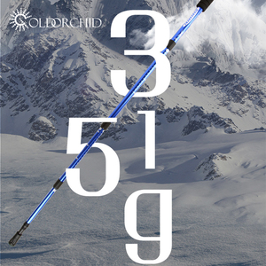 Bâton de marche Trekking Alpenstocks Style alliage d'aluminium nouvelle poignée en caoutchouc fournir <span class=keywords><strong>canne</strong></span> - Product Image 5