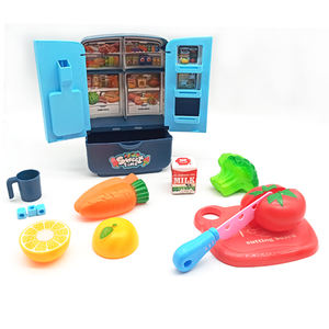 Ensemble de cuisine miniature de jeu de rôle le plus populaire, en plastique ABS, pour couper les légumes, appareils électroménagers, réfrigérateur, jouets pour enfants - Product Image 1