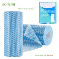 Rouleau de lingettes jetables pour cuisine 7,87''x11,81'' – Vente en gros, haute absorption, réutilisables, écologiques, pour usage domestique et professionnel