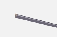 Lumière linéaire LED encastrée ultra-mince 6 mm en aluminium et PC, CRI 90, dimmable, DC 12V, design minimaliste, longueur personnalisée YB1018-51