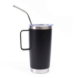 Taza de Café con Tapa Deslizante, Apta para Portavasos de Auto, Taza Aislada de 20 oz, Acero Inoxidable, Envío Directo Disponible ASM26 - Product Image 3