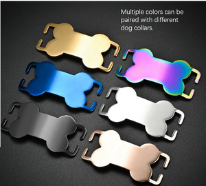 Grosir kosong Laser ukiran baja tahan karat Pet ID Tag untuk anjing & kucing terukir dan personalisasi bentuk tulang (tulang) - Product Image 2