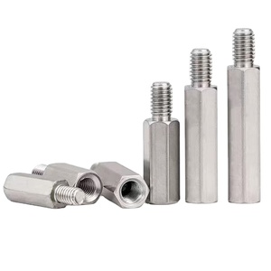 Thép không gỉ nam nữ ren 1/4 1/8 3/16 Hex Stud tùy chỉnh kim loại Hex <span class=keywords><strong>standoff</strong></span> Spacer M2 M3 M4 M5 M6 nhôm standoffs - Product Image 2