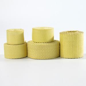 High strength fire retardant polyester aramid fiber webbing kevlars webbing fireproof aramid strap for fire engineering