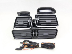 Évents de tableau de bord, peinture chromé noire, pour voiture, buse d'air, pour CC B6 B7 3AD 819 701 - Product Image 2