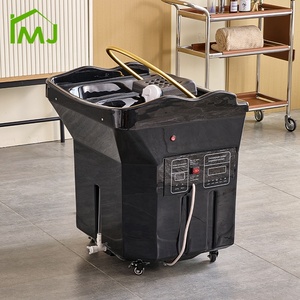 Accessori per il lavaggio dei capelli con serbatoio d'acqua Mobile Shampoo lavabo lavabo nero portatile lavabo per Shampoo - Product Image 6