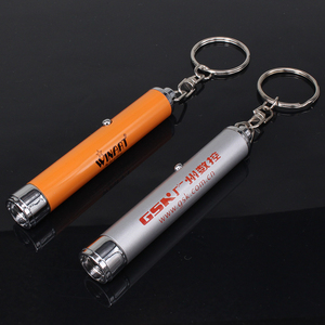 Tùy chỉnh Nhôm + Nhựa Torch móc khóa Led 6000K ánh sáng ban ngày xách tay máy chiếu đèn pin DC cung cấp điện chiếu sáng - Product Image 5