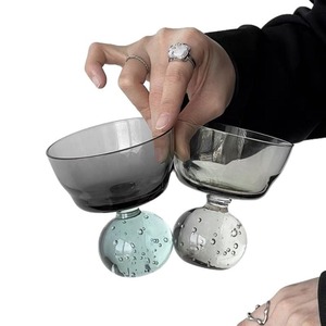 Tasse en verre à cocktail personnalisée de 100ml avec base sphérique - Product Image 5