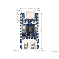 Carte de développement Waveshare RP2350-USB-A Mini, microcontrôleur Raspberry Pi RP2350, transmission de données USB 2.0 / 1.1
