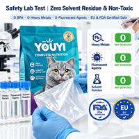 YOUYI Sachet Doypack personnalisé pour aliments secs pour chiens, imprimé en héliogravure, anti-perforation, avec fermeture éclair refermable, emballage de qualité alimentaire