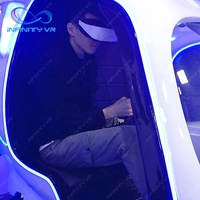 Cine VR 9D en Oferta, Helicóptero de Dos Plazas con Pantalla, Juego de Realidad Virtual de Vuelo y Tiro para Parque de Atracciones VR