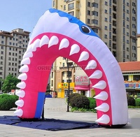 Orient Gonflables personnalisé de requin Gonflable arche porte attraction