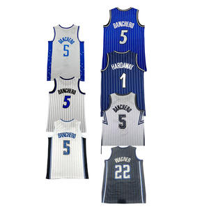 Venta al por Mayor de Camisetas de Baloncesto Americanas Cosidas 2026, Camiseta de Baloncesto con Números 5 Banchero, 1 Hardaway, 22 Wagner - Product Image 2