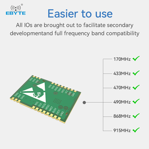 Module sans fil LoRa Ebyte E22-170M22S 22dBm 5km 170.125MHz SPI avec puce SX1262, émetteur-récepteur RF, technologie LoRa à spectre étalé - Product Image 6