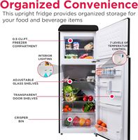 Réfrigérateur Rétro 255L/9.0CU.FT