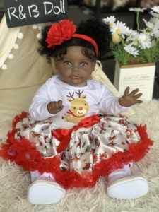 Costume Munny 65cm, Abito da ballo cinese confortevole, Maglione per bambole Chucky-doll con 12 bocche apribili, per bambole Reborn - Product Image 2