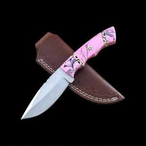 Couteau à lame fixe en acier D2 personnalisable de haute qualité en gros nouveau couteau Skinner en acier inoxydable pour la chasse et le camping - Product Image 1