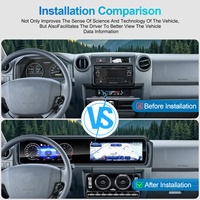 Tableau de bord Navihua amélioré pour Toyota Land Cruiser LC70 LC76, cockpit virtuel, navigation multimédia Carplay