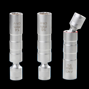 Kezhide <b>Spark</b> <b>Plug</b> <b>Socket</b> Set 14mm 16mm Extra Long Magnetic Wrench For Replacement Repair - Product Image 1